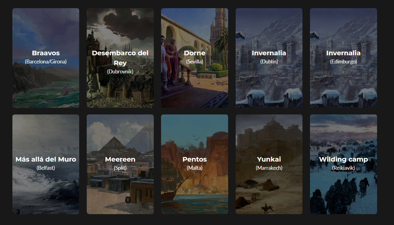 Viaje sorpresa de Juego de Tronos