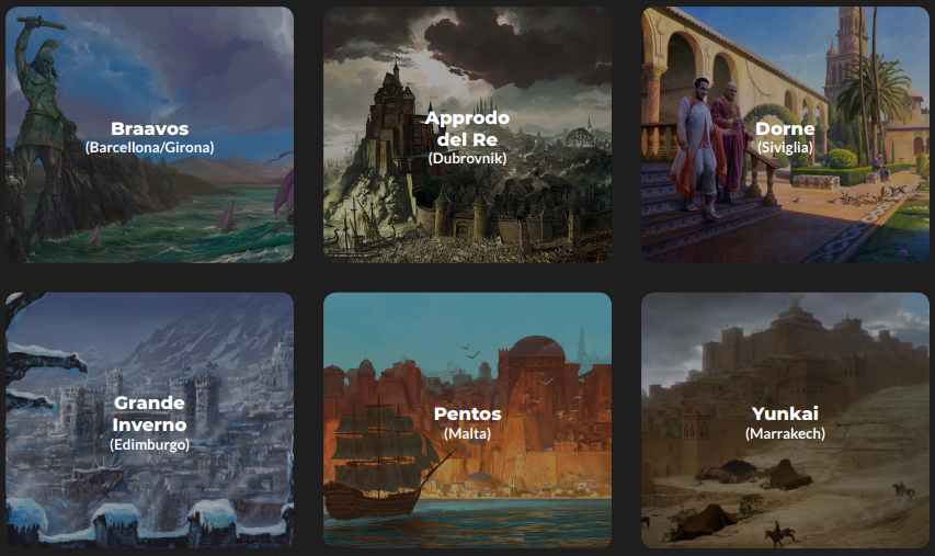 Destinazione di Games of Thrones